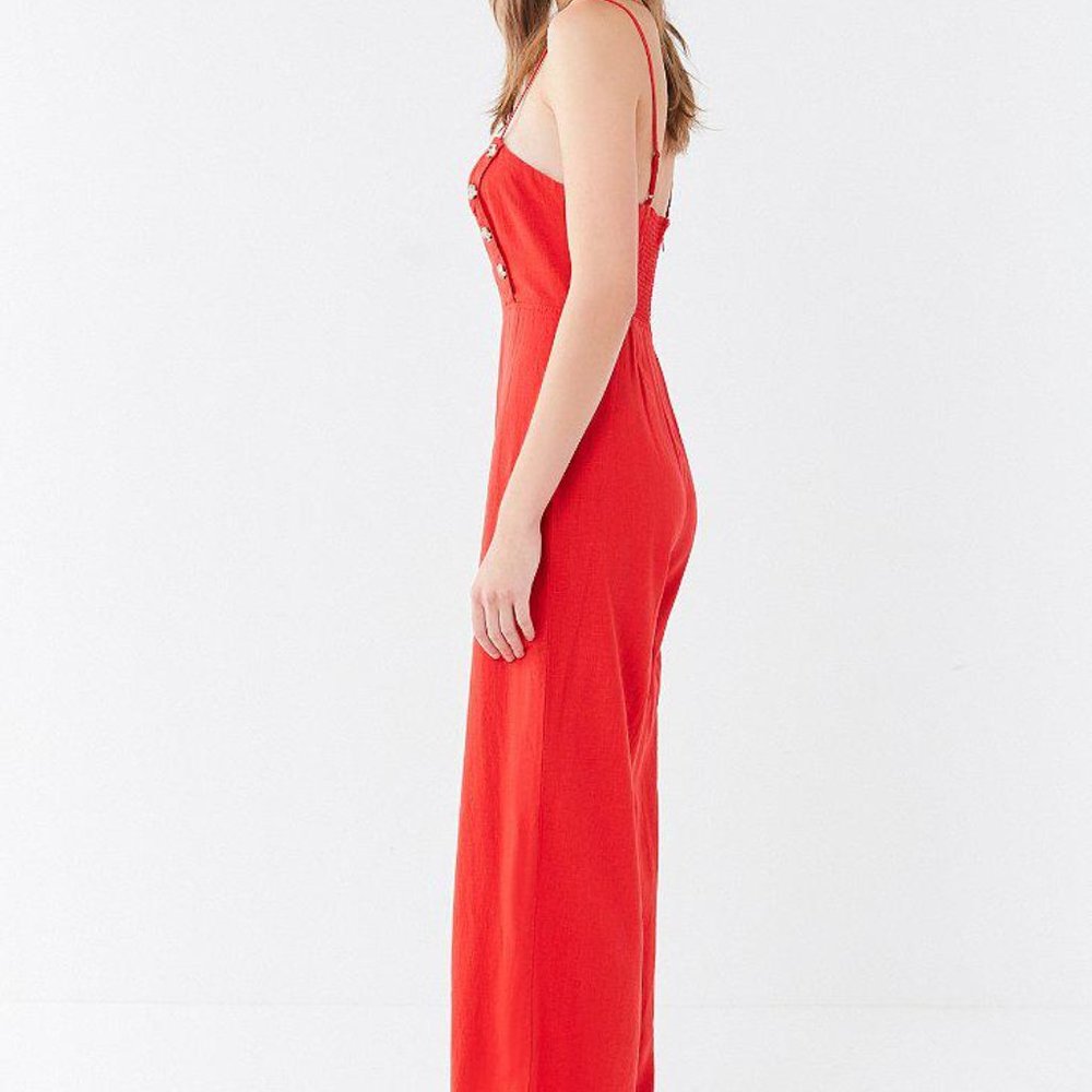 U.O. Linen Jumpsuit - Picture 3 of 9
